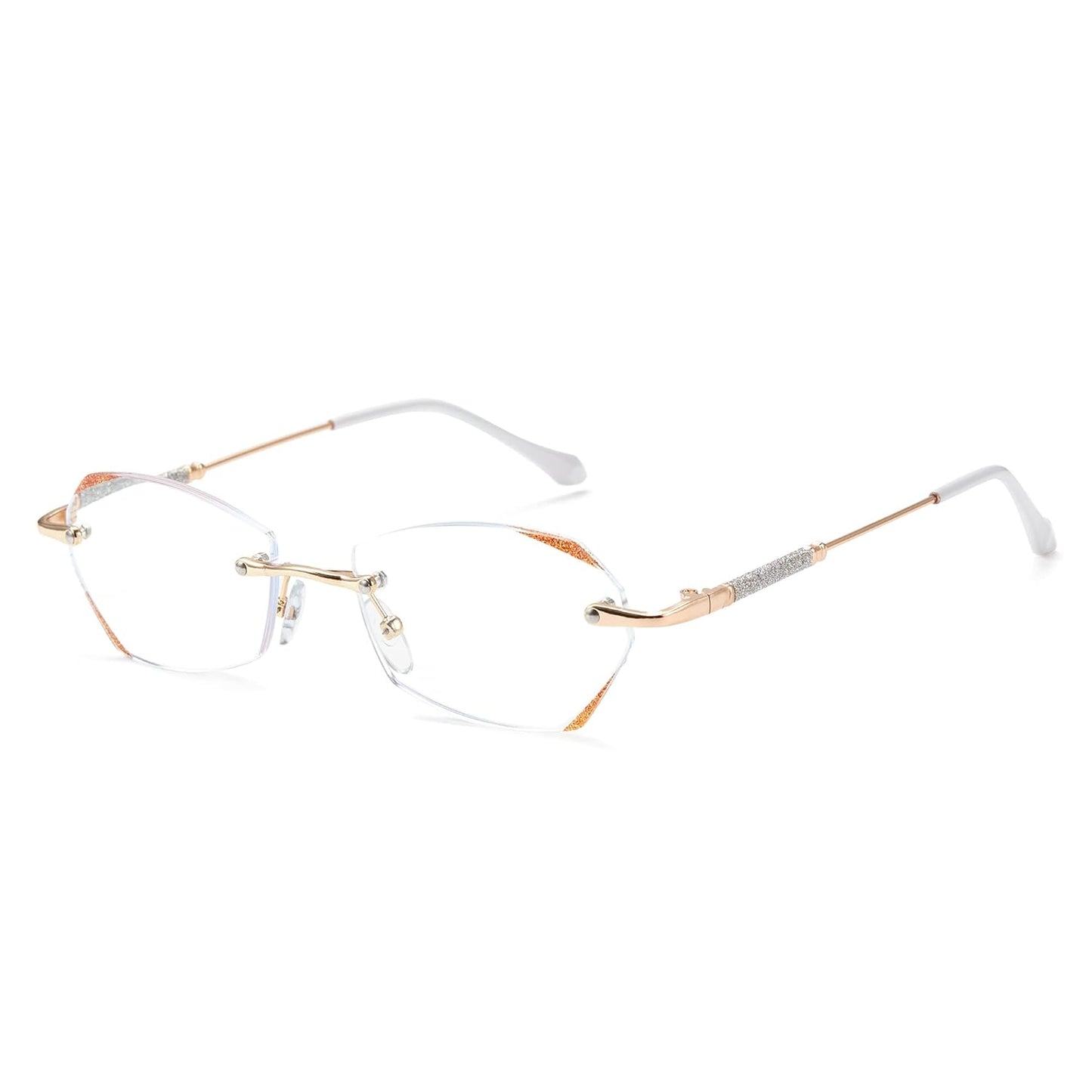 Premium Rimless Diamond Reading Glasses for Men's & Women's