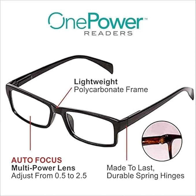 Pack Of 2 One Power Readers Auto Focus Reading Glasse