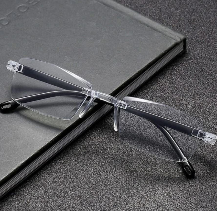 One-Power Adjustable Reading Glasses | Rimless Design | Buy 1 Get 1 Free